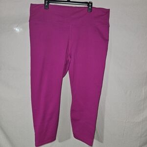 Fabletics PowerHold Magenta Leggings